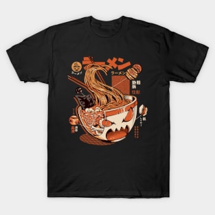 Black X-ray Great Ramen! T-Shirt